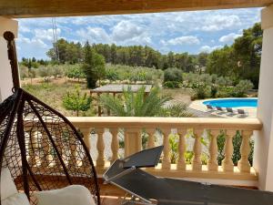 Balkon lub taras w obiekcie Villa Can Toni Miquelí