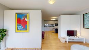 Köök või kööginurk majutusasutuses Spacious studio in a quiet area of Sierre