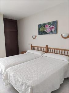 Cama o camas de una habitación en Hotel Bonaire