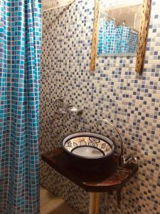Koupelna v ubytování Matices de Molinos Hostal