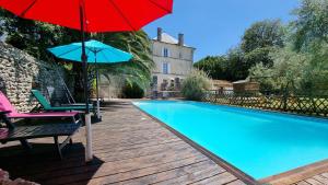Πισίνα στο ή κοντά στο Domaine de Rochebonne
