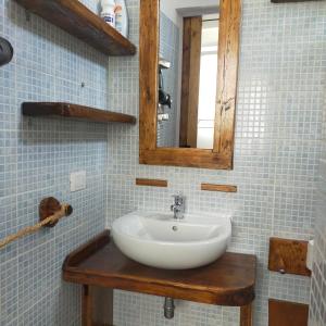 Koupelna v ubytování B&B Al Melograno