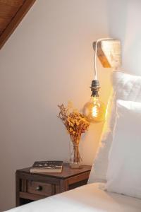 Postel nebo postele na pokoji v ubytování Alma Country House
