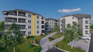 Budova, kde se apartmán nachází