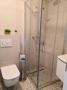 Et badeværelse på Appartamento ERTA