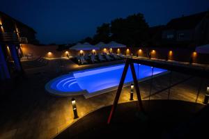Villa Biser Dunava内部或周边的泳池