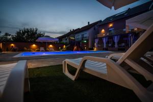 Villa Biser Dunava内部或周边的泳池