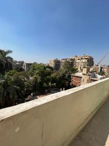 a view of a city from the top of a wall at شقة في المعادي للاجار Maadi Apartement for rent in Cairo
