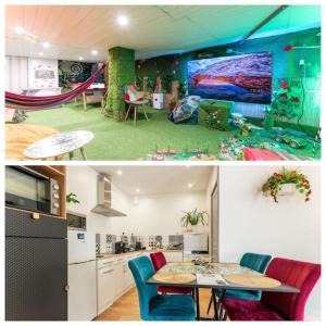 Kuchyň nebo kuchyňský kout v ubytování Bundle 2 Apparts, 12 person - Parking, station, beach