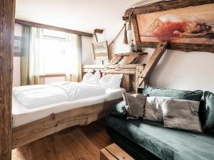 Postel nebo postele na pokoji v ubytování Altholz-Apartment