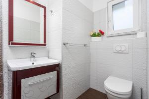 Kúpeľňa v ubytovaní Villa Krnica