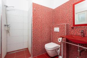 Kúpeľňa v ubytovaní Villa Krnica