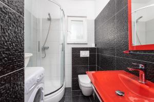 Kúpeľňa v ubytovaní Villa Krnica