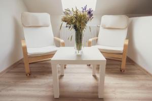 Posezení v ubytování Na Kopečku apartmány