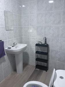 Koupelna v ubytování Cantarranas