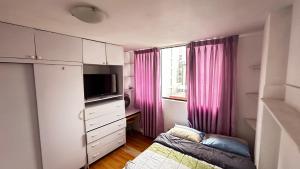Postel nebo postele na pokoji v ubytování II Habitación Privada en Miraflores Central City