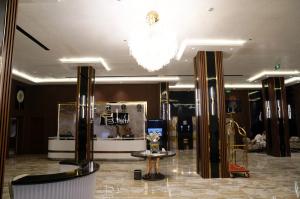 Fitness centrum a/nebo fitness zařízení v ubytování STwin Hotel