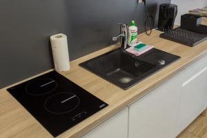 Kuchnia lub aneks kuchenny w obiekcie K2 Apartamenty