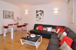 Posezení v ubytování Apartment Barbara