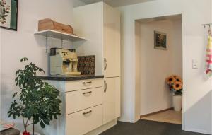 Kuchyň nebo kuchyňský kout v ubytování Ferienwohnung - Wald Am Arlb,