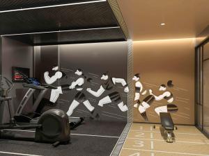 Fitness centrum a/nebo fitness zařízení v ubytování ibis Surabaya Tidar