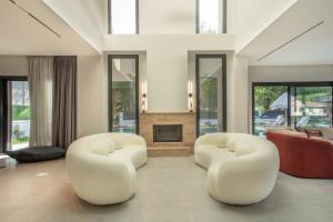 A seating area at Enclave Villa Luxury,Pool and Nature at Marmaris