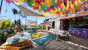 Restaurace v ubytování Hostel Vallarta