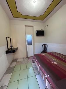 TV a/nebo společenská místnost v ubytování Hotel Antonio