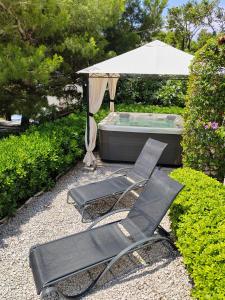 Zahrada ubytování Villa Noa Mimice