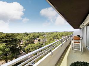 a view from the balcony of a house at « La Canopée » / La Baule view in La Baule