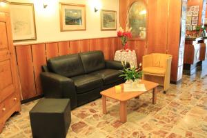 Χώρος καθιστικού στο Hotel Angelini