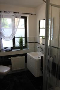 Koupelna v ubytování Ferienwohnung "Ernst Schmole"