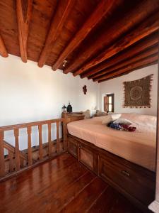 Posteľ alebo postele v izbe v ubytovaní Elegant-Lindian Villa Marietta