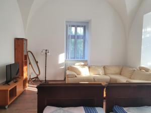 Posezení v ubytování Zámecká zahrada-apartmány