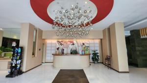 The lobby or reception area at Kimono Spa Hotel