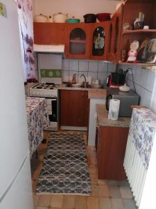Kuchyňa alebo kuchynka v ubytovaní Hortenzia apartman