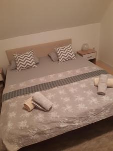 Postel nebo postele na pokoji v ubytování Villa Nirvana