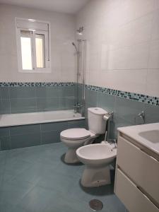 Kúpeľňa v ubytovaní Apartamentos Montedunas