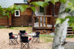 Zahrada ubytování The LODGE ABASHIRI