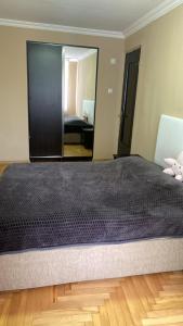 Postel nebo postele na pokoji v ubytování Gocha's apartaments