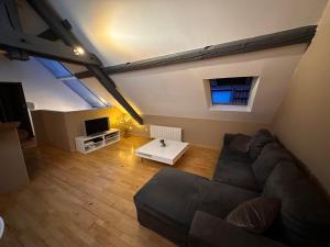 Χώρος καθιστικού στο Appartement des Vignes