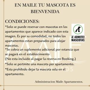 Certifikát, hodnocení, plakát nebo jiný dokument vystavený v ubytování Maile Apartamentos
