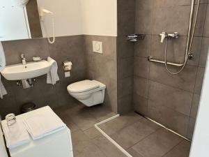Koupelna v ubytování Hotel Hippel Krone
