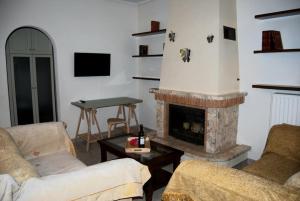 Posezení v ubytování Luna Apartment, Rafina