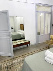 Postel nebo postele na pokoji v ubytování Settegrana Suite con vasca idromassaggio
