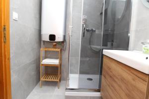 A bathroom at Chata Soňa