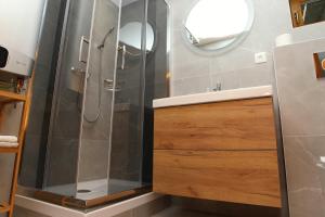 A bathroom at Chata Soňa