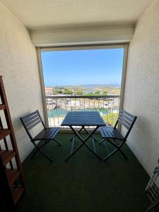 Balkón nebo terasa v ubytování Joli studio avec une belle vue et Parking Gratuit + 6 fotografií