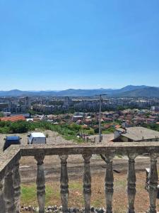 a view of a city from the top of a building at Bella Vista Apartment in Podgorica