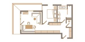 Plano de Hotel Alpenhof